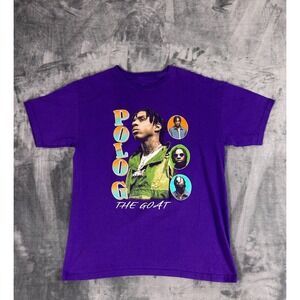 Polo G Men T-Shirt‎ Size Large Logo Graphic Hip Hop Rap Music Streetwear Tee